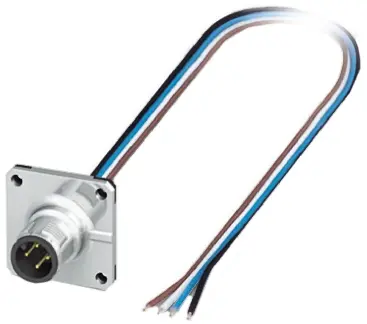 Produktfoto 1 von Phoenix Contact SAC, 4-polig Sensor-Betätigungselementkabel, Gerade Stecker / Nicht abgeschlossen Nicht abgeschlossen,