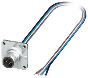 Produktfoto 1 von Phoenix Contact SAC, 4-polig Sensor-Betätigungselementkabel, Gerade Stecker / Nicht abgeschlossen Nicht abgeschlossen,