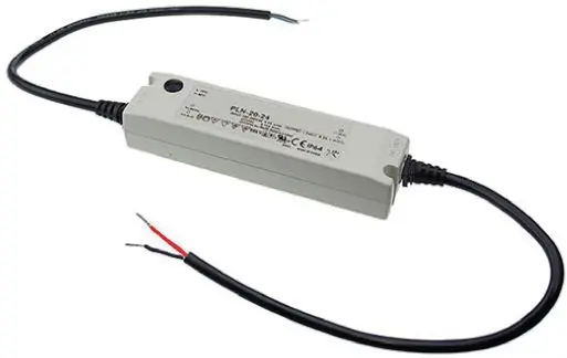 Produktfoto 1 von MEAN WELL LED-Treiber, 19.2 W 277 V ac, 90 V ac, 127V dc, 392 V dc LED-Treiber 0.8A, Ausgang 24V
