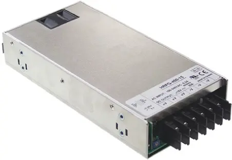 Produktfoto 1 von MEAN WELL HRPG-450 Schaltnetzteil 1 48V dc 456 W, Fahrgestell 370 V dc, 264V ac