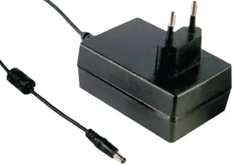 MEAN WELL Steckernetzteil Universal 20W, 100V ac, 5V dc / 4A Medizin-Zulassung, EU-Netzstecker