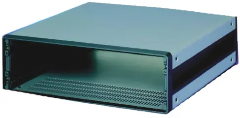 nVent SCHROFF CompacPRO 19 Zoll Rack-Montage-Gehäuse 4 U Belüftet Grau, Silber, 364 mm x 391 mm x 191.6 mm