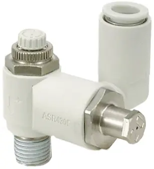 Produktfoto 1 von SMC Pneumatik-Rückschlagventil Serie ASR, R1/2 Stecker, Maximum of 1MPa