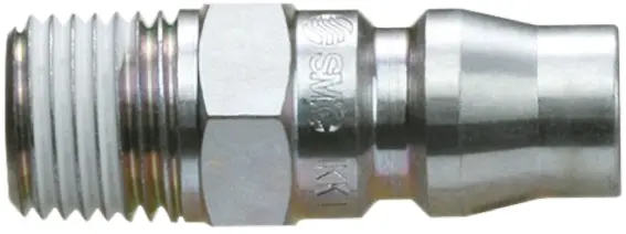 Produktfoto 1 von SMC Pneumatische Schnellsteckkupplung Baustahl Stecker, R