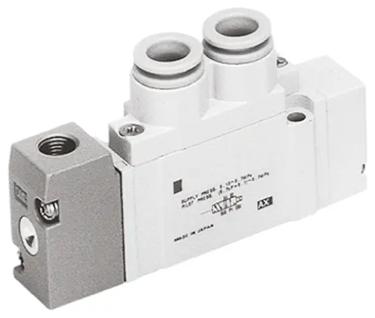 Produktfoto 1 von SMC SYA7000 Pneumatik-Magnetventil 5/2 Einzelplatzinstallation G1/4, Pneumatisch/Pneumatisch-betätigt