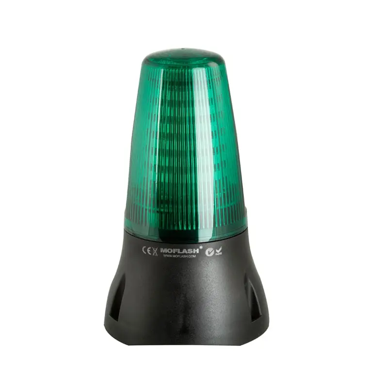 Produktfoto 1 von Moflash LEDA125 LED Dauer-Licht Alarm-Leuchtmelder Grün / 90dB, 24 Vdc