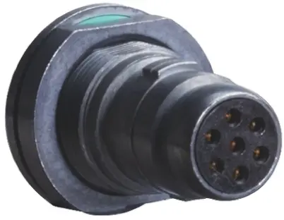 Amphenol Limited Terrapin SCE2 6 Miniature Rundsteckverbinder Stecker 7-polig Buchse 3A Frontplattenmontage IP68