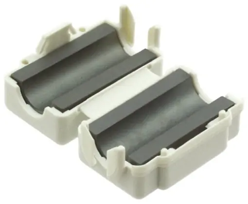 Produktfoto 1 von Würth Elektronik Starfix Ferrithülse, Typ Ferrit rastend 35.1 mm, 8W5000 18.2 mm, 100 Ω @ 100MHz 21.7 mm, für Kabel-Ø 8