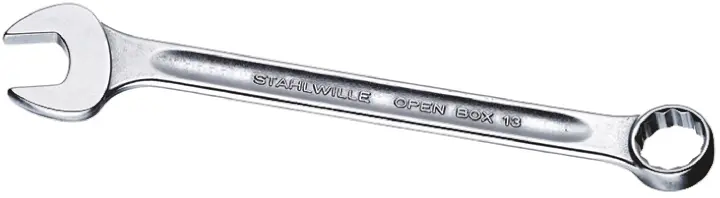 Produktfoto 1 von STAHLWILLE Ring-Maulschlüssel 7 mm, CrMo-Stahl, Länge 110 mm