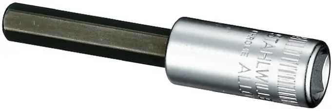 Produktfoto 1 von STAHLWILLE 1/4 in Bit Buchse Vierkant x 55 mm