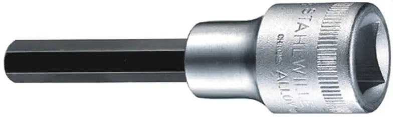 Produktfoto 1 von STAHLWILLE 1/2 in Bit Buchse Vierkant x 140 mm