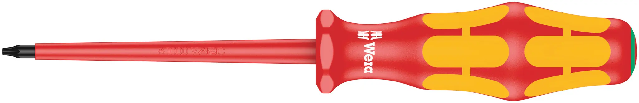 Produktfoto 1 von Wera VDE 1000V zugelassen T6 Isoliert, 161 mm / Klinge 80 mm