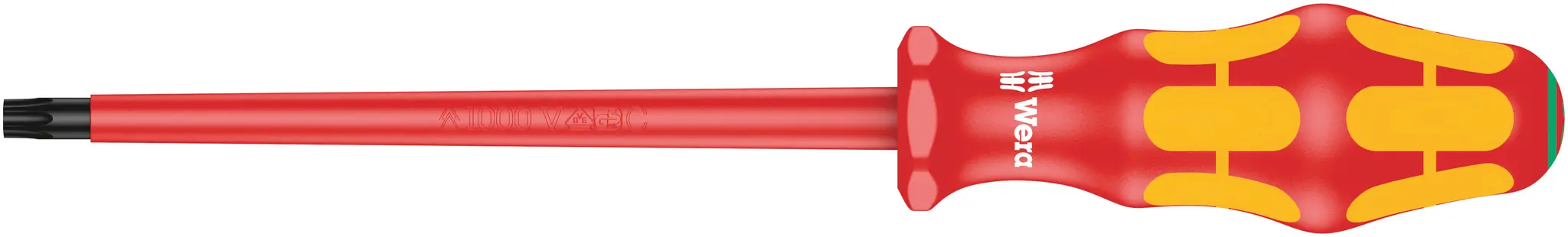 Produktfoto 1 von Wera VDE 1000V zugelassen T40 Isoliert, 262 mm / Klinge 150 mm