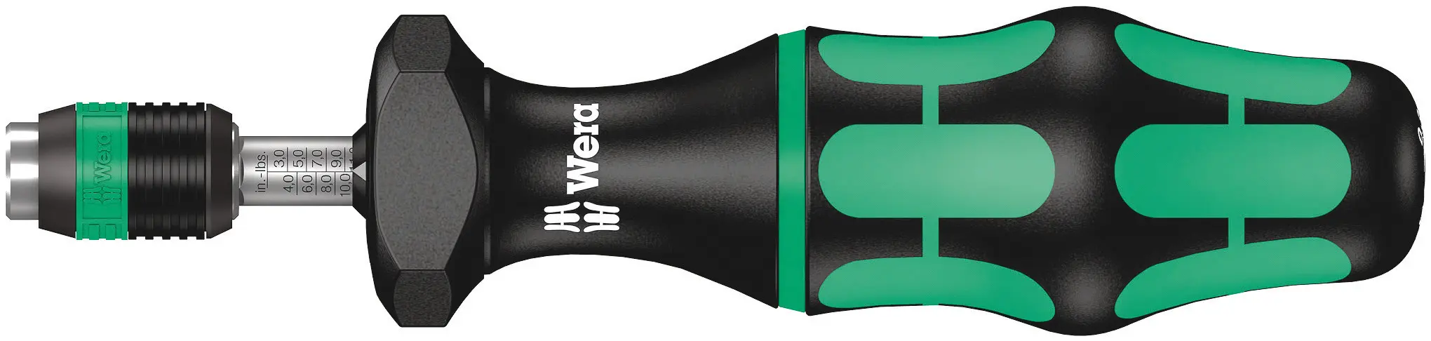 Produktfoto 1 von Wera 1/4 in Drehmomentschraubendreher Einstellbar 2.5 To 11.5 lb/in / ±6 % Länge 155 mm