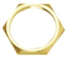 Produktfoto 1 von Kopex WHM Messing Kabelrohr Befestigung Kontermutter M25 25 mm Metallisch