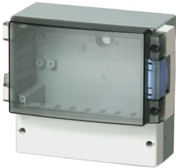 Produktfoto 1 von Fibox, Gehäuse, Grau, Polycarbonat, IP65 106 mm, 188 mm, 160 mm, CARDMASTER