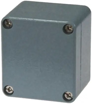Produktfoto 1 von Fibox EURONORD; Gehäuse; Aluminium; Grau; IK08 IP66, IP67, IP68 Breite 60 mm Höhe 46 mm Länge 66 mm