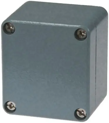 Produktfoto 1 von Fibox EURONORD; Gehäuse; Aluminium; Grau; IK08 IP66, IP67, IP68 Breite 60 mm Höhe 46 mm Länge 66 mm