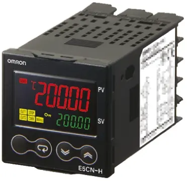 Omron E5CN-HT PID Temperaturregler Frontplattenmontage 2, 2 x Halbleiterausgang Ausgang 240V ac PID-Controller