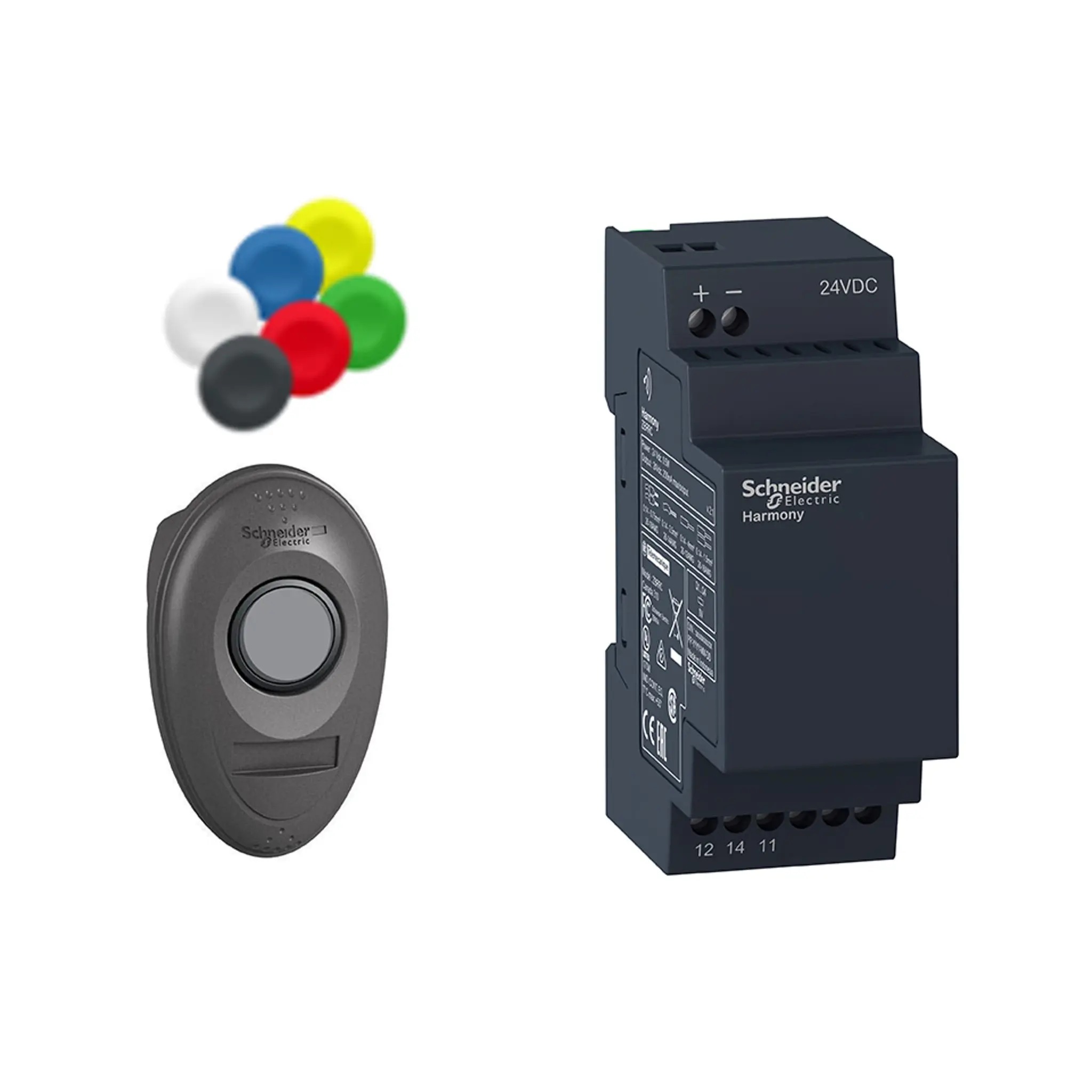 Produktfoto 1 von Schneider Electric Harmony XB5R Druckschalter Isopropylnaphthalin Panel Ø 22 mm / 3 A 24 V dc 240 V ac, IP65, IP20