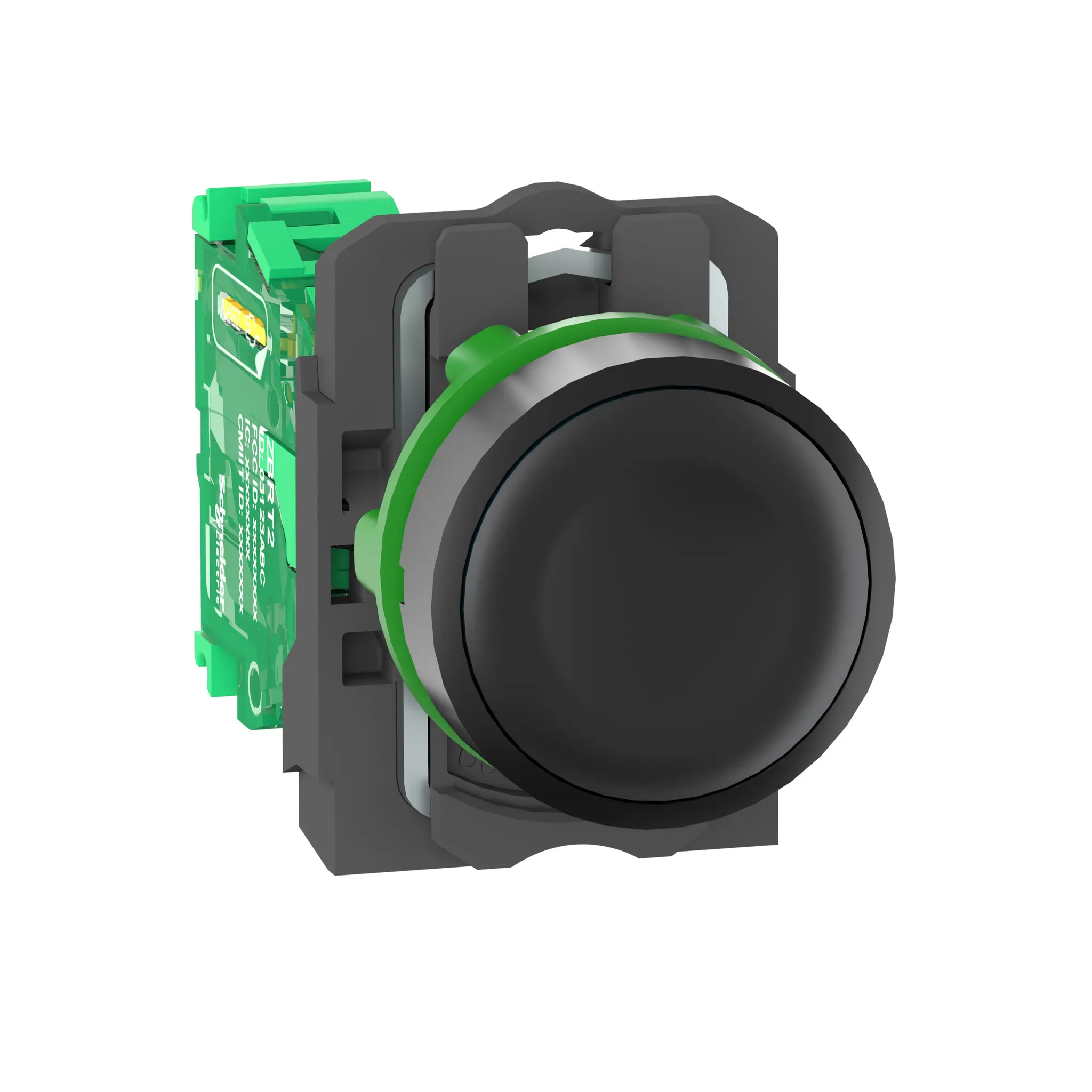 Produktfoto 1 von Schneider Electric Harmony XB5 Funkschalter Beleuchtet Panel Ø 22.3 mm / 3 A 24 V dc 240 V ac, IP66, IP40, IP69K