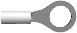 Produktfoto 1 von TE Connectivity PIDG Ringkabelschuh, Isoliert 24 AWG, Nylon, Natur, 20 AWG max.AWG, aussen ø 7.92 mm, innen ø 5 mm, M5