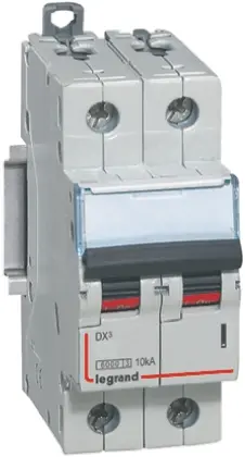 Legrand DX3 Miniaturüberlastschalter Typ C, Pol 2-polig 3 A 400 V ac, Abschaltvermögen 10 kA DX