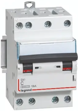 Produktfoto 1 von Legrand DX3 Miniaturüberlastschalter Typ C, Pol 4-polig 16 A, Abschaltvermögen 10 kA DX