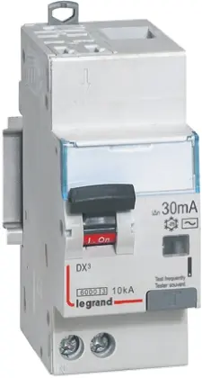 Produktfoto 1 von Legrand DX3 RCD/FI, 1+N-polig, 6A, 30mA