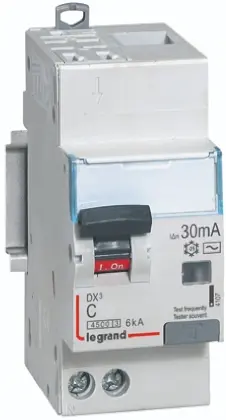 Produktfoto 1 von Legrand DX3 RCD/FI, 1+N-polig, 10A, 30mA