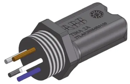 Produktfoto 1 von ABB Tina 2A Sicherheitssteuerungsadapter / 2 Ausgänge 24V dc Kat. EN ISO 13849-1, CAT 4, EN 954-1