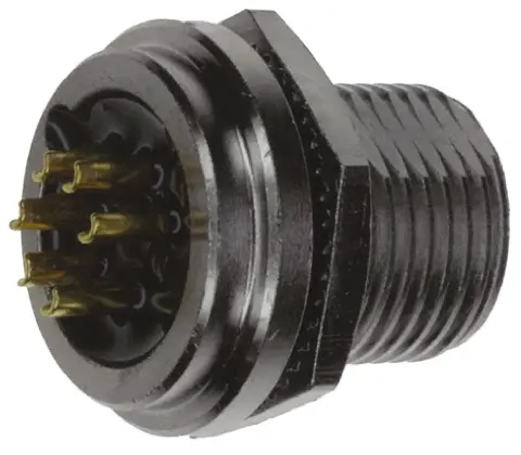 Produktfoto 1 von Switchcraft MINI-CON-X Miniature Rundsteckverbinder Buchse 6-polig Buchse 5.6A Panel IP66, IP68