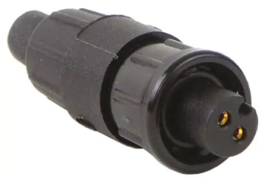 Produktfoto 1 von Switchcraft MICRO-CON-X 13.5 Subminiature Rundsteckverbinder Buchse 2-polig Buchse 7.5A Kabel IP40
