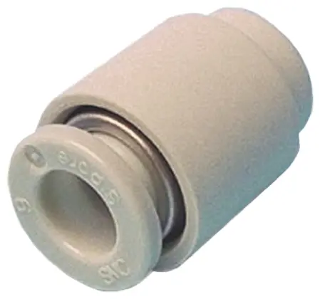 Produktfoto 1 von SMC Zylinder zur Verwendung mit SX5000 Ventil mit Anschlüssen im Ventilkörper, eine Einheit 50 mm