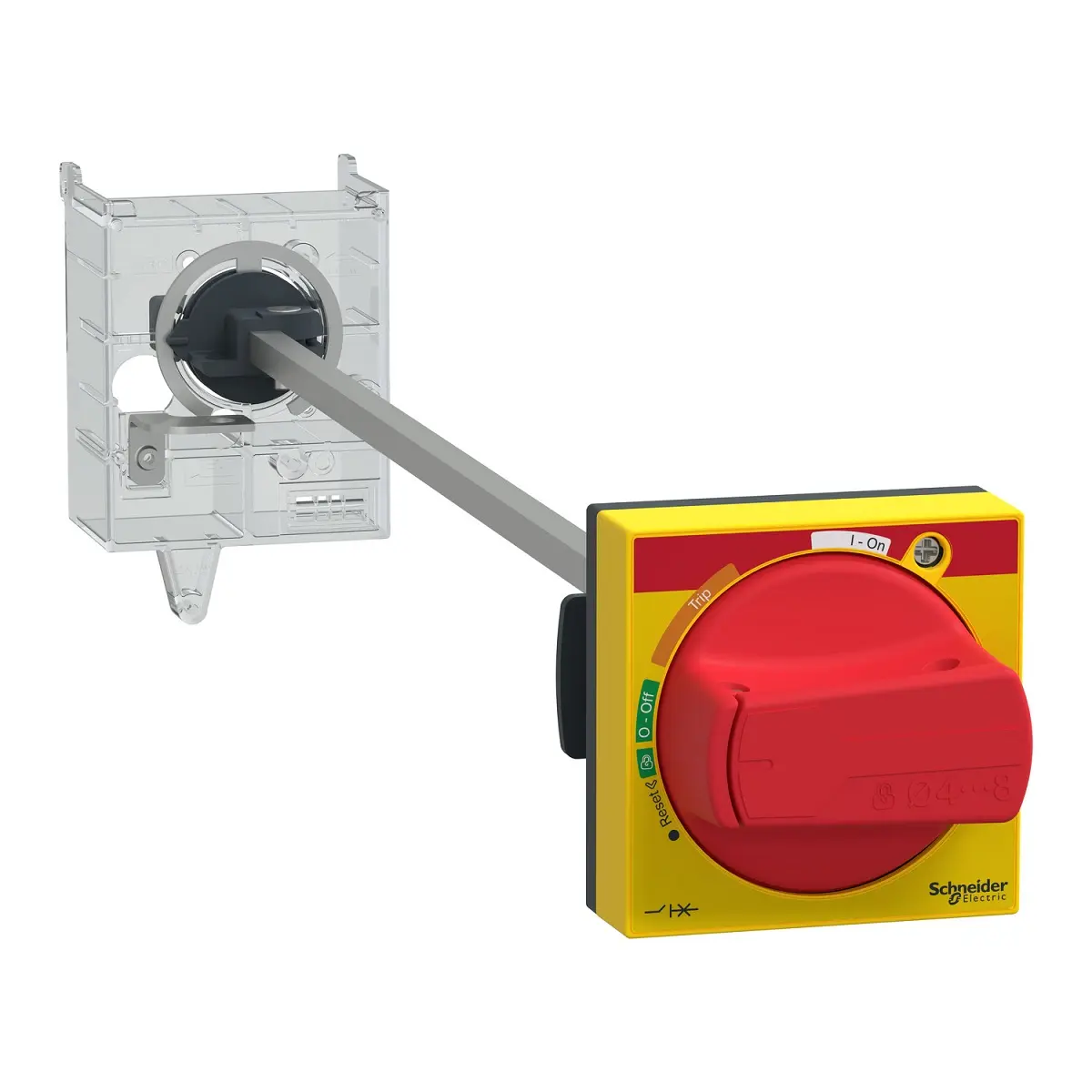 Schneider Electric TeSys GV2 Motor-Zubehör Verriegelbarer Griff für Serie GV3L, Serie GV3P