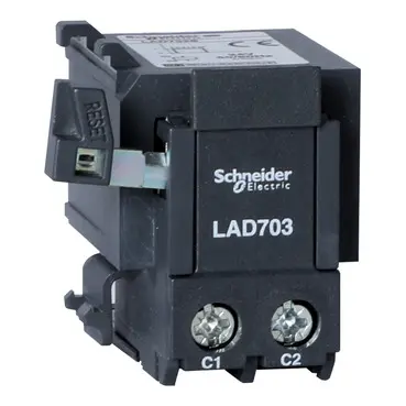 Produktfoto 1 von Schneider Electric 24V ac/dc TeSys D LAD Geräteschutzschalter DIN-Hutschiene Fernauslösungsgerät für Serie LR3D, Serie