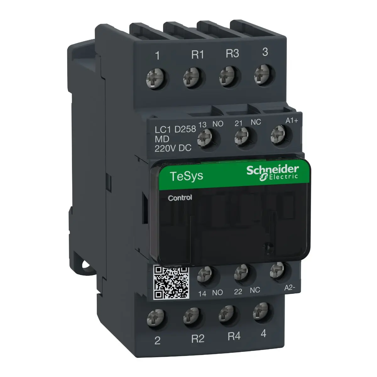 Produktfoto 1 von Schneider Electric TeSyS D Schütz 230V dc-Spule, 4-polig, 690V ac/dc / 40 A 220V 2 Schließer/2 Öffner Motorsteuerung,
