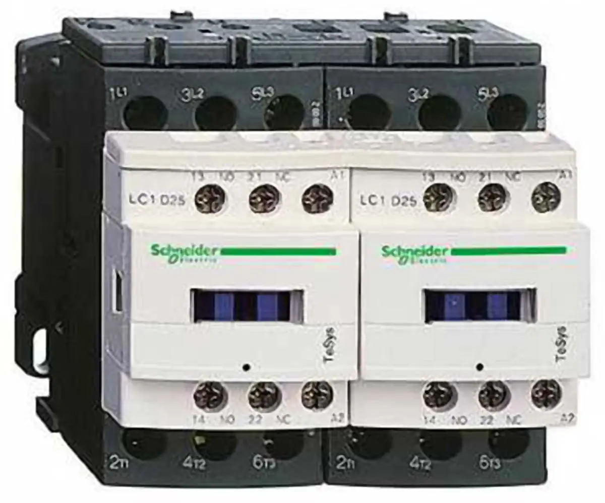 Produktfoto 1 von Schneider Electric TeSys D LC2D Leistungsschütz 230 V ac-Spule, 3 -polig , 690 V ac / 9 A 3 Schließer Umkehrend