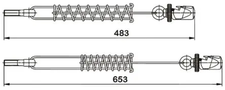 Produktfoto 1 von Pilz PSEN rs1.0 Seilspanner-Systemkomponenten Typ Feder