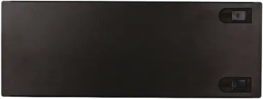 Produktfoto 1 von RS PRO Stahl 4 U, Schwarz 480 mm 177mm
