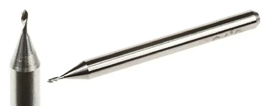 Produktfoto 1 von CIF Wolframcarbid Schaftfräser, Ø 0.75 mm 8mm x 38 mm