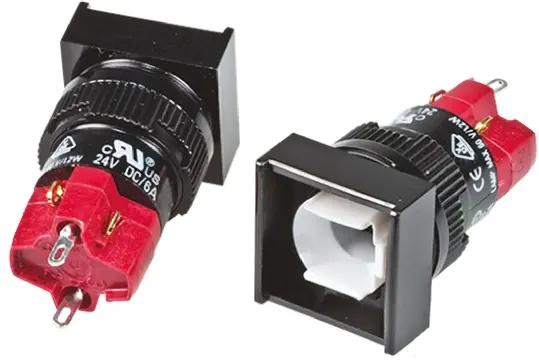 Produktfoto 1 von RS PRO Druckschalter Beleuchtet Tastend Panel Ø 16 mm, 1-poliger Umschalter / 5A 250 V ac