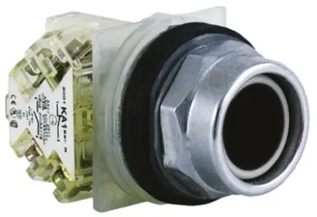 Produktfoto 1 von Schneider Electric Harmony 9001K Drucktastenkopf Ø 30 mm, Schwarz Tastend Rund Rund Metall, IP66