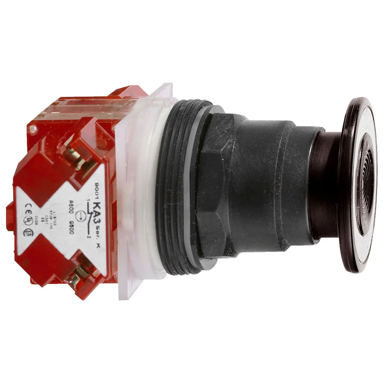 Produktfoto 1 von Schneider Electric Harmony 9001SK Druckschalter Schwarz Beleuchtet SMP-Polymer Schraubanschlussklemme Ø 30 mm, 1
