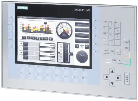 Produktfoto 1 von Siemens, KP900, HMI-Bediengerät, TFT, 800 x 480 pixel, 9 Zoll