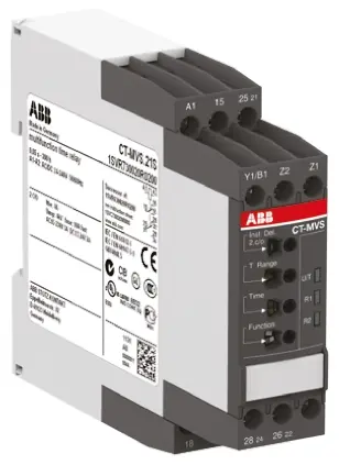 Produktfoto 1 von ABB CT-MVS Zeitrelais, DIN-Schienen, Snap-On