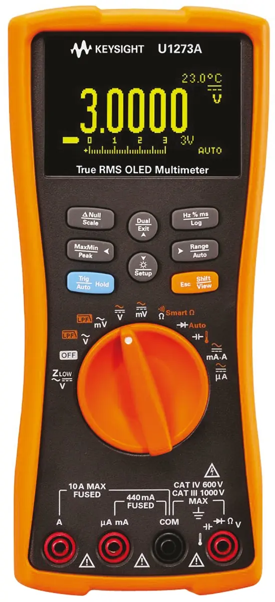 Produktfoto 1 von Keysight Technologies U1273A Tragbar Digital Multimeter Echteffektivwert, CAT IV, CAT III