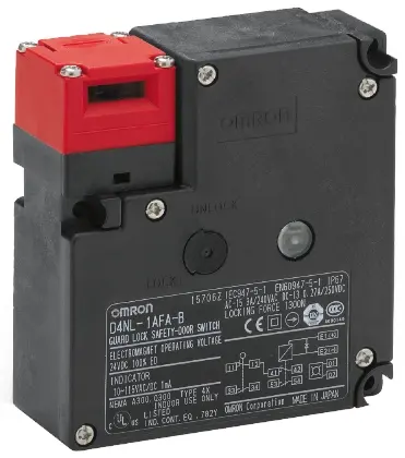 Produktfoto 1 von Omron, D4NL Magnetverriegelungsschalter Ja, 2 Öffner
