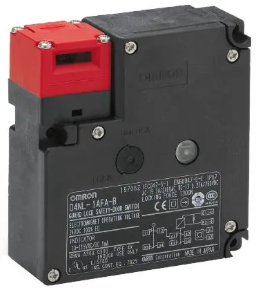Produktfoto 1 von Omron, D4NL Magnetverriegelungsschalter Strom zum Sperren/Entsperren, 2 Öffner