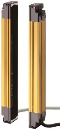 Produktfoto 1 von Omron F3SJ Lichtvorhang Strahlabstand 30 mm Sender, Empfänger Typ No Typ 4 11-Strahl, Schutzhöhe 295 mm